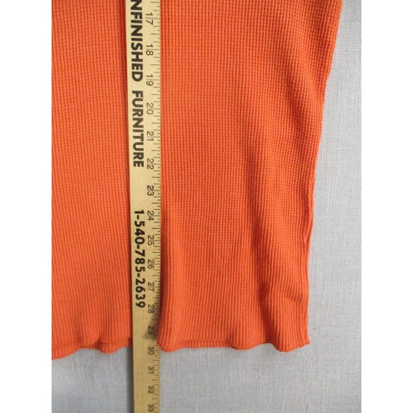 Woman Within L 18/20 Coral Short Sleeve Waffle Knit Top Casual Lightweight - Picture 5 of 7